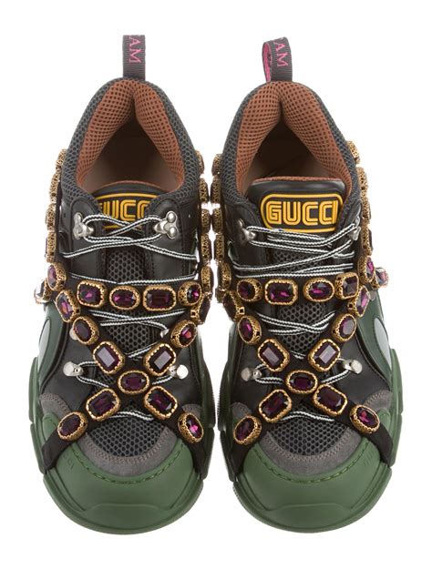 cheap gucci flashtrek sneakers|gucci slip on sneakers men's.